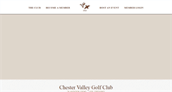 Desktop Screenshot of chestervalleygc.org
